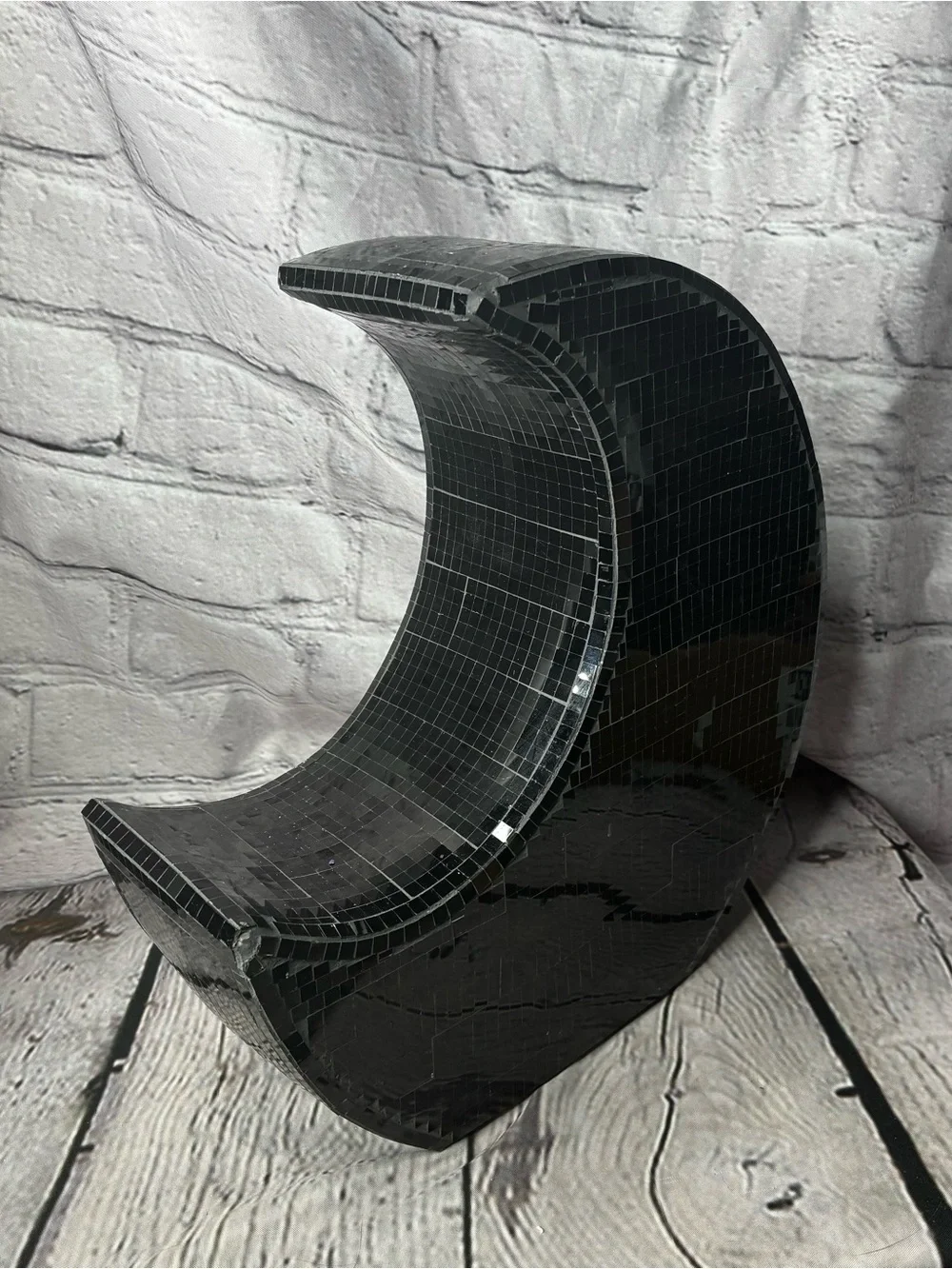 Maximalist Black Gothic Witchy Celestial Halloween Mosaic Disco Glam Moon Decor